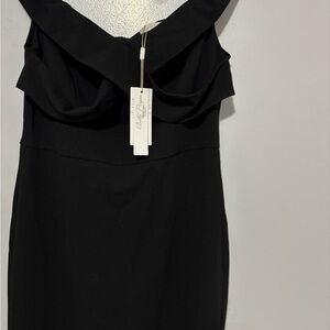 Chic Black Backless Dress